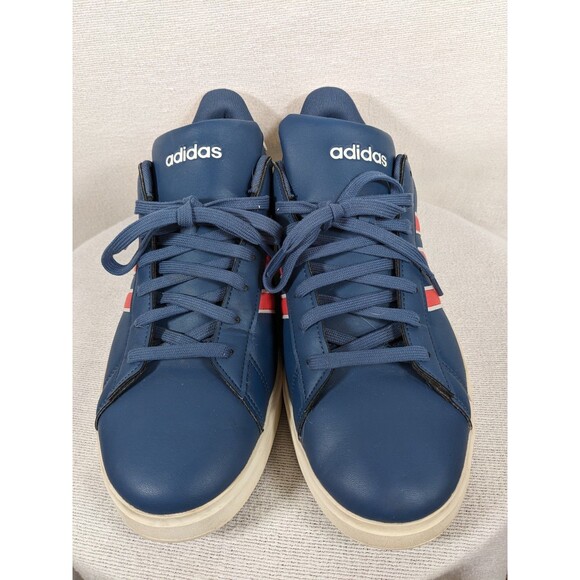 ADIDAS Grand Court 2.0 Tennis Sneaker Men's Size US 12 Blue IH4806 Three Stripe - Picture 4 of 11